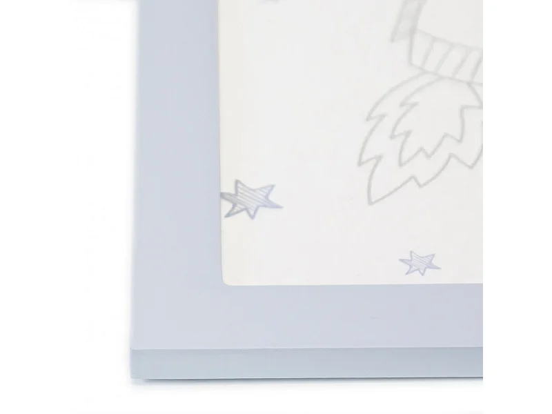 Set di 3 Cornici MDF blu 22x16cm/38x40cm