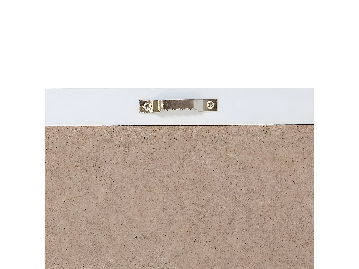 Cornice MDF biancho e nero 38x40cm