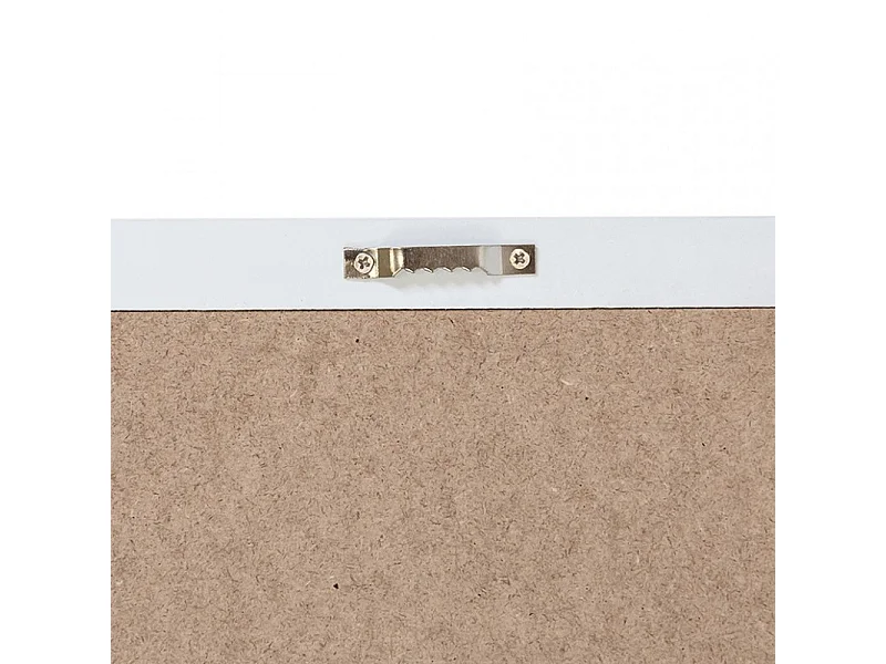 Cornice MDF biancho e nero 38x40cm