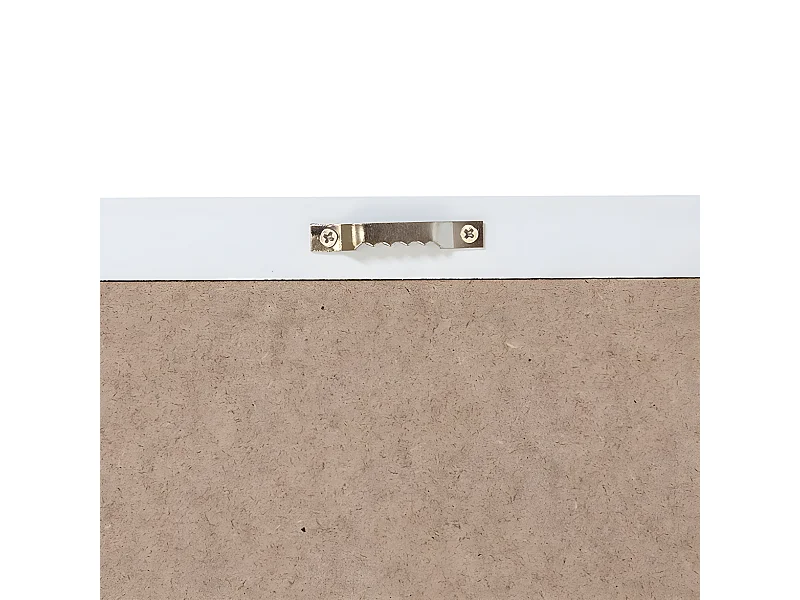 Cornice MDF biancho e nero 38x40cm