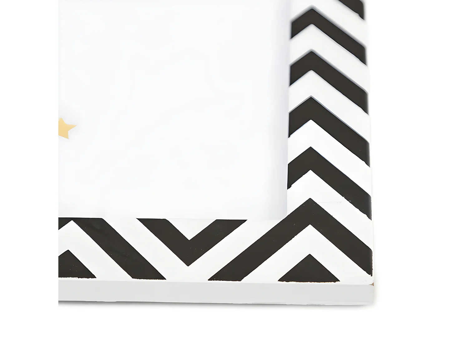 Cuadros set de 4 em MDF preto e branco 22 x 16/ 38 x 40cm