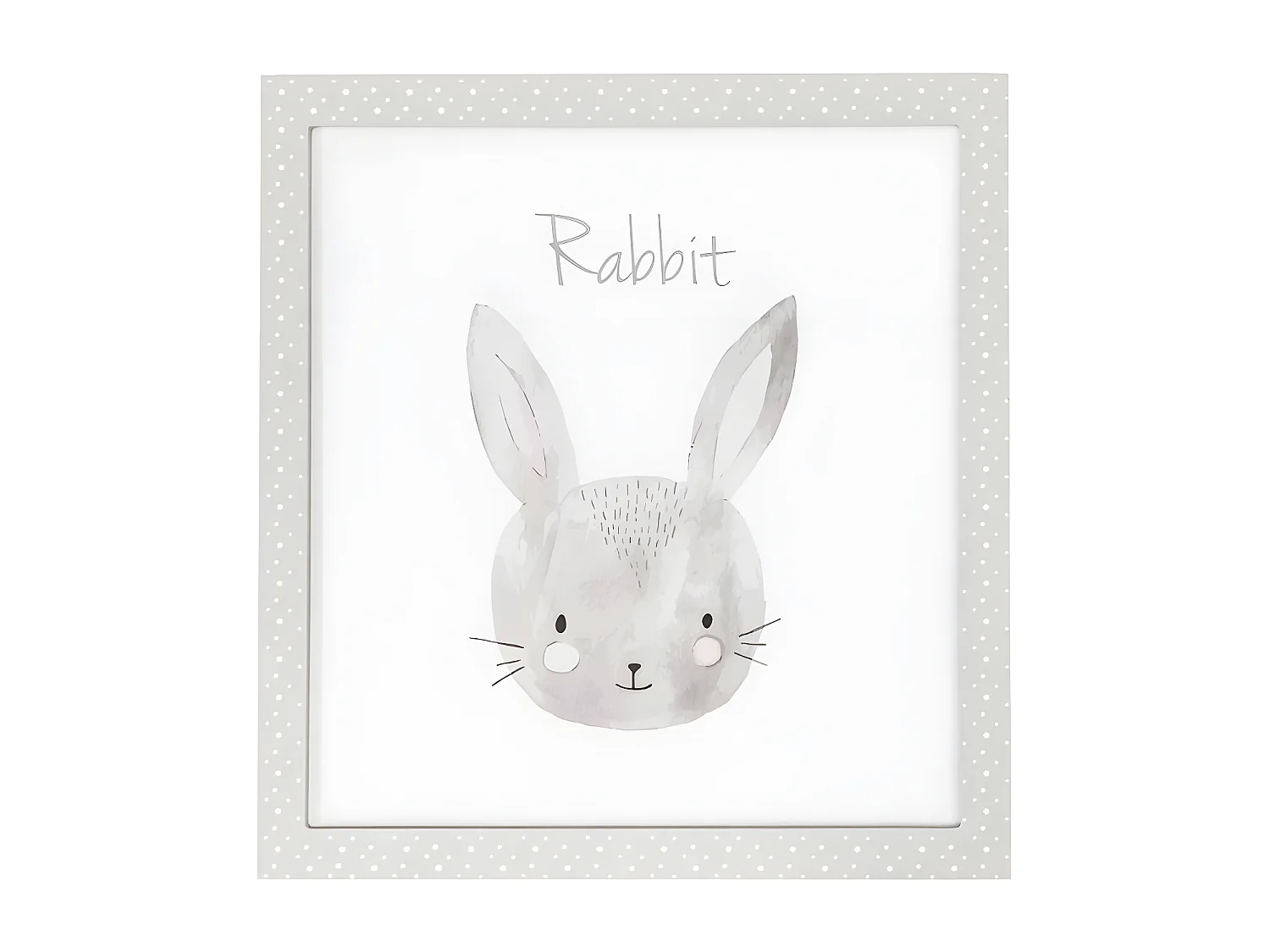 Tableau en MDF gris 38x40cm