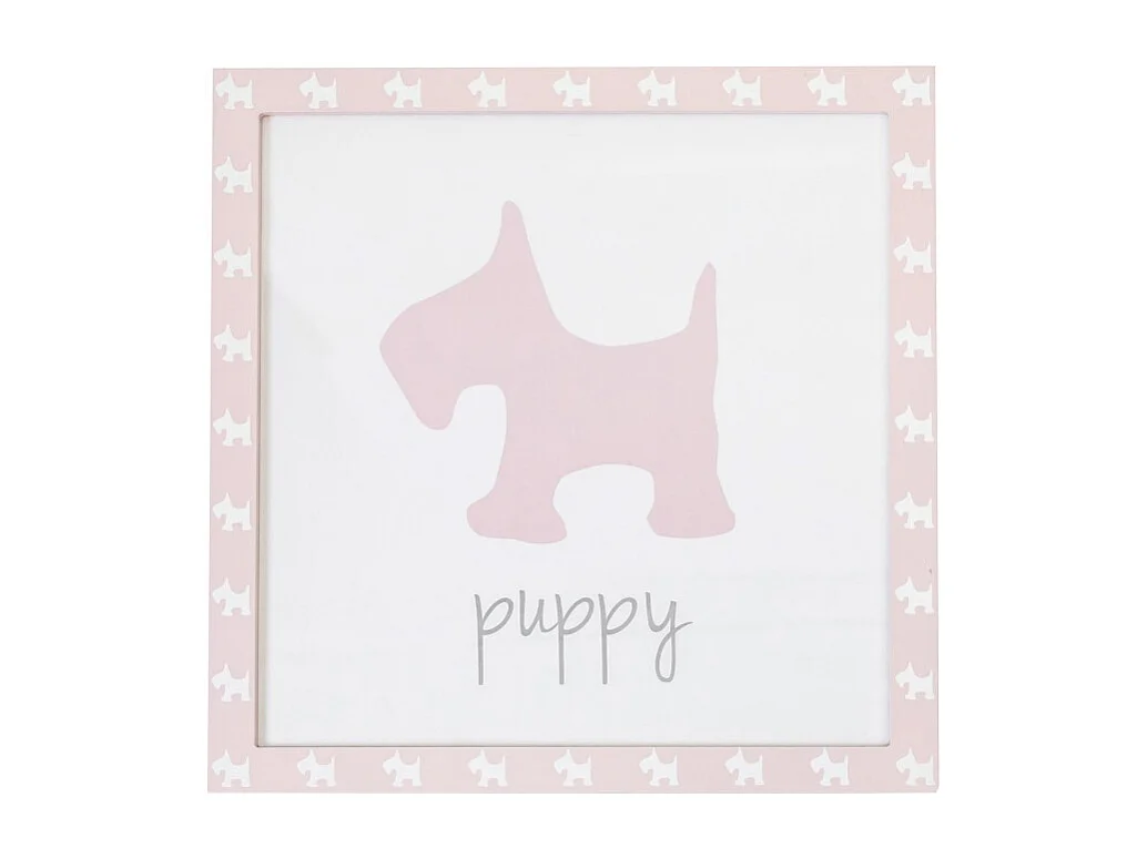 Bild MDF rosa 38x40cm