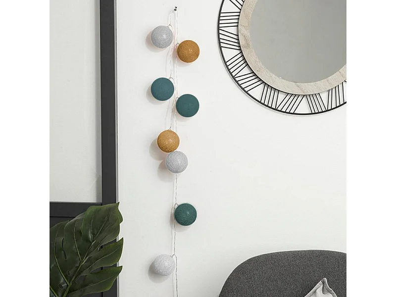 Girlande led gelb 165x6cm