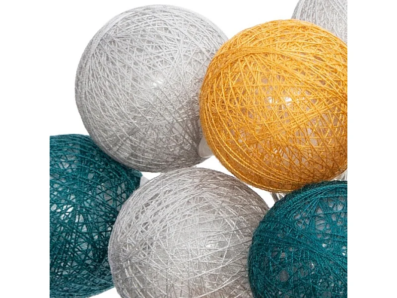 Guirlande led jaune 165x6cm