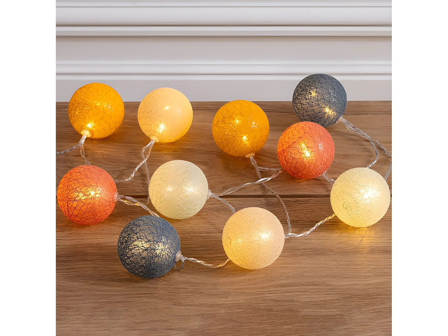 Girlande Led mehrfarbig 175x5,8cm