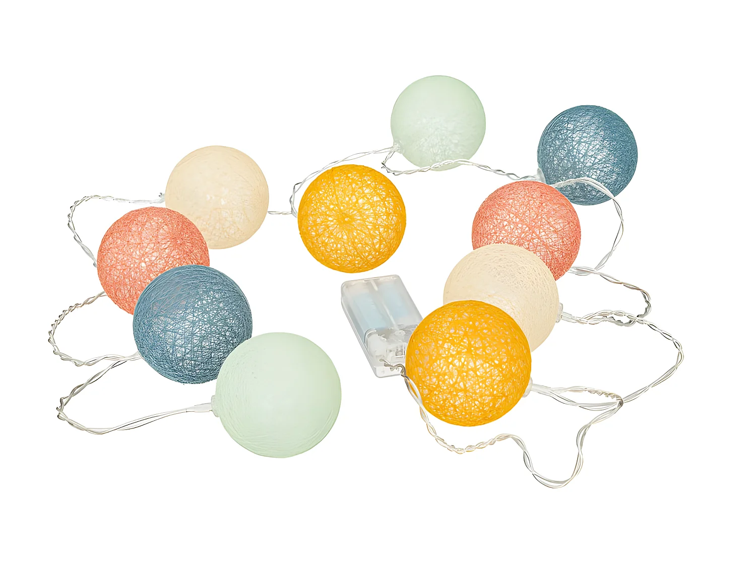 Girlande Led mehrfarbig 175x5,8cm