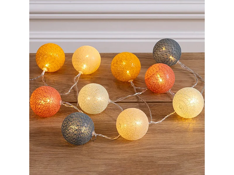 Guirlande en PVC multicolore 175x5.8cm