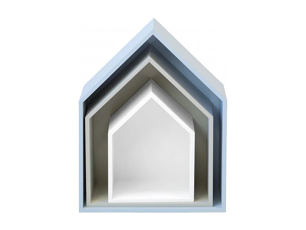 Scaffale set di 3 multicolori 37,5x29x12cm