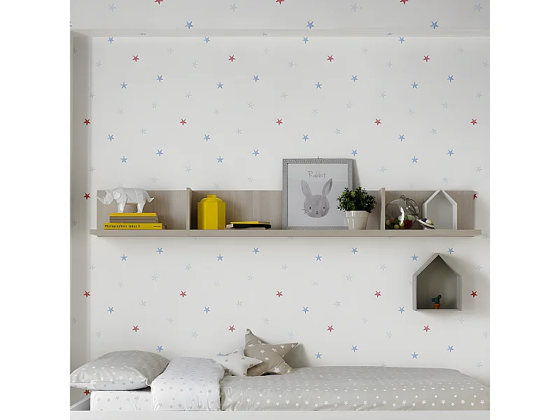 Estante juvenil aglomerado marrón 205x25,6x25cm