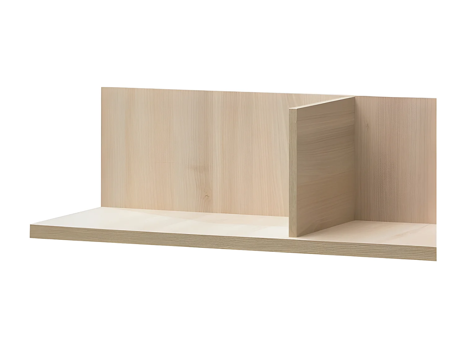 Etagère enfants en aggloméré marron 205x25,6x25cm