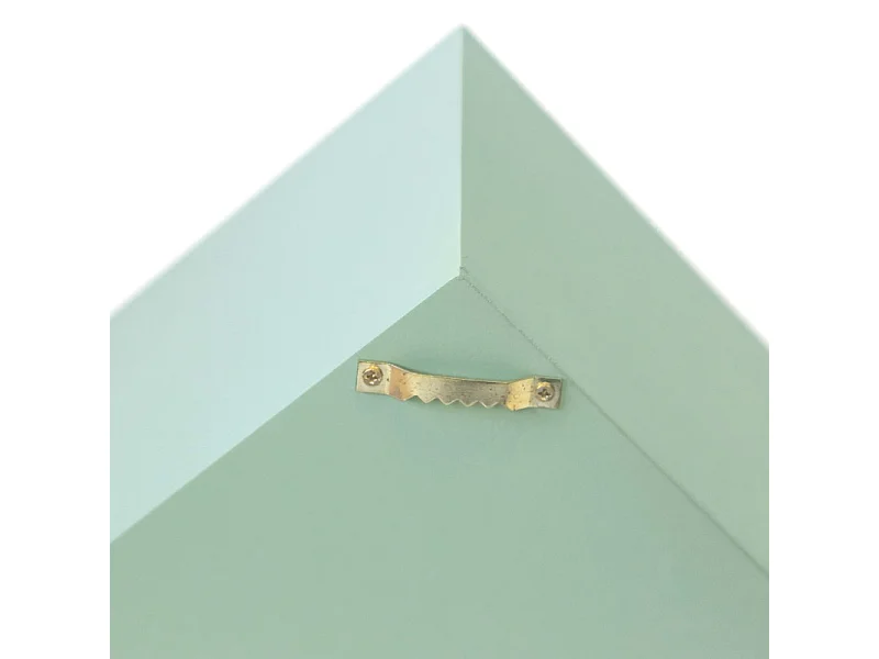 Étagères Lot de 3 MDF vertes, jaunes et noires 37,5x29x12cm