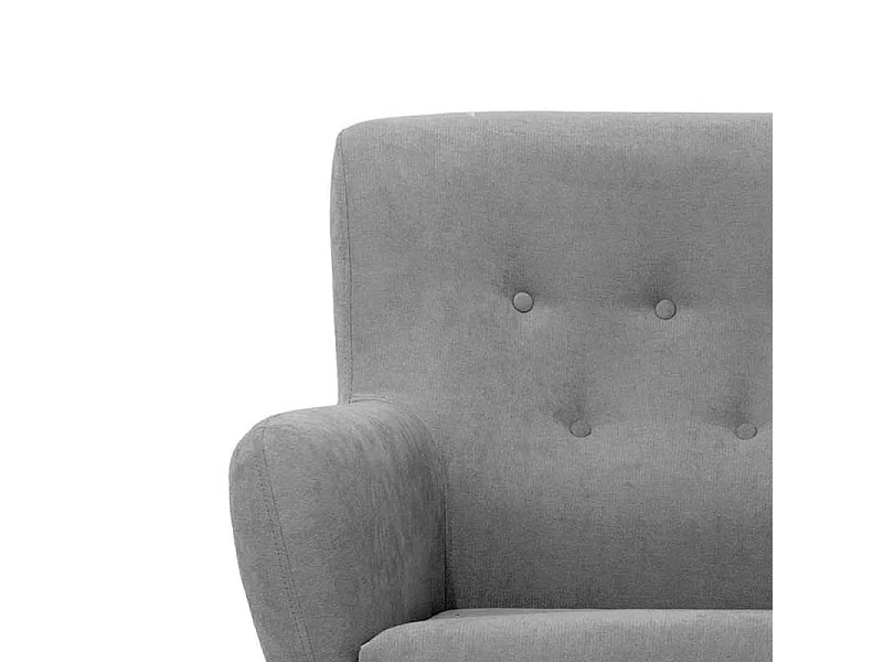 Butaca poliéster gris oscuro 90x75x67cm