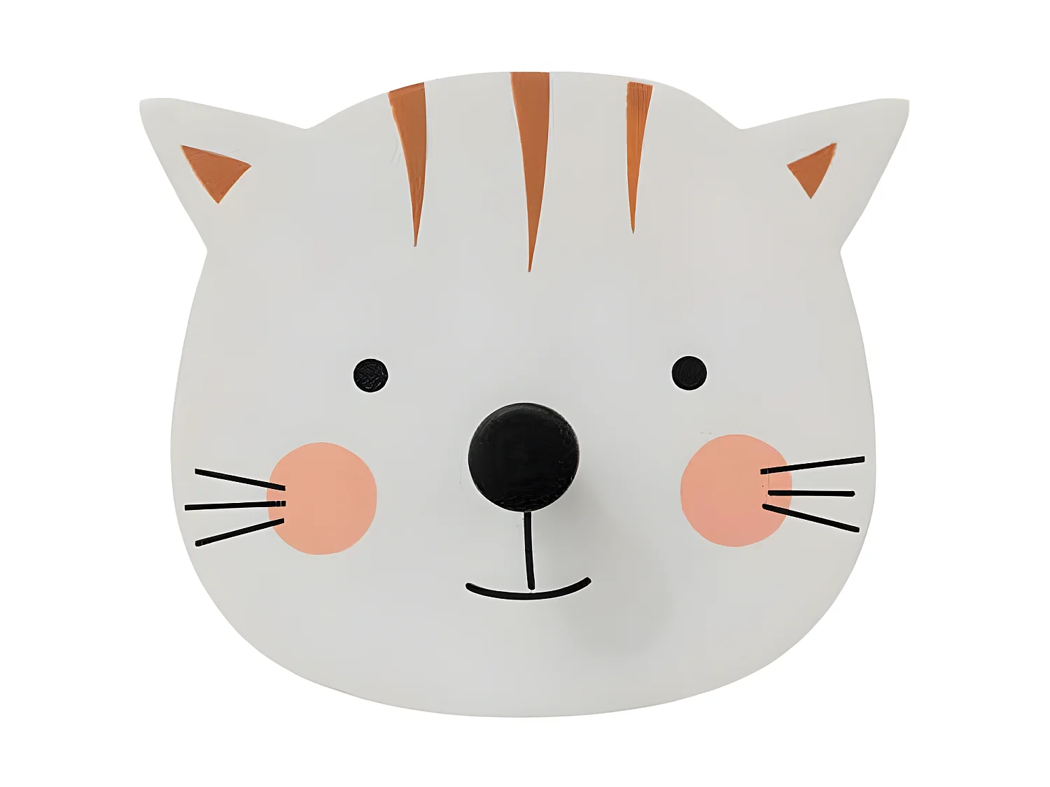 Perchero colgador MDF multicolor 10,5x10,5x3,7cm