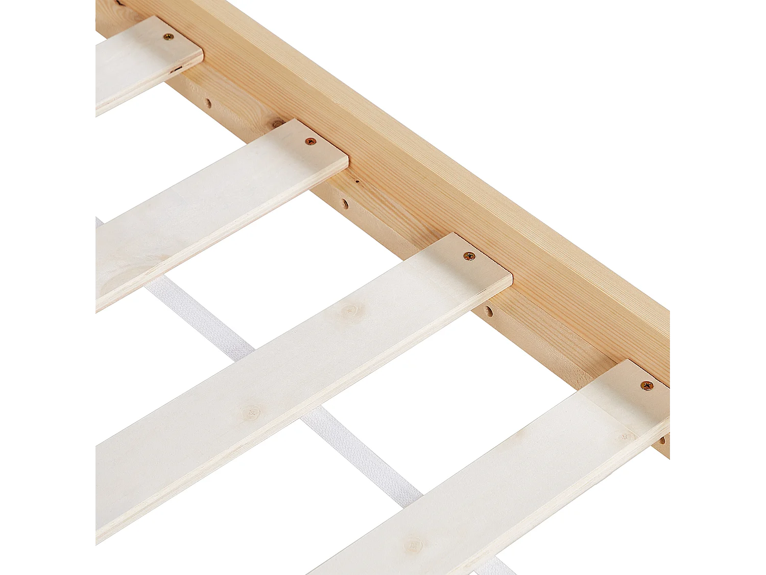 Łóżko dziecięce domek drewniane 90 x 200 cm jasne TOSSE