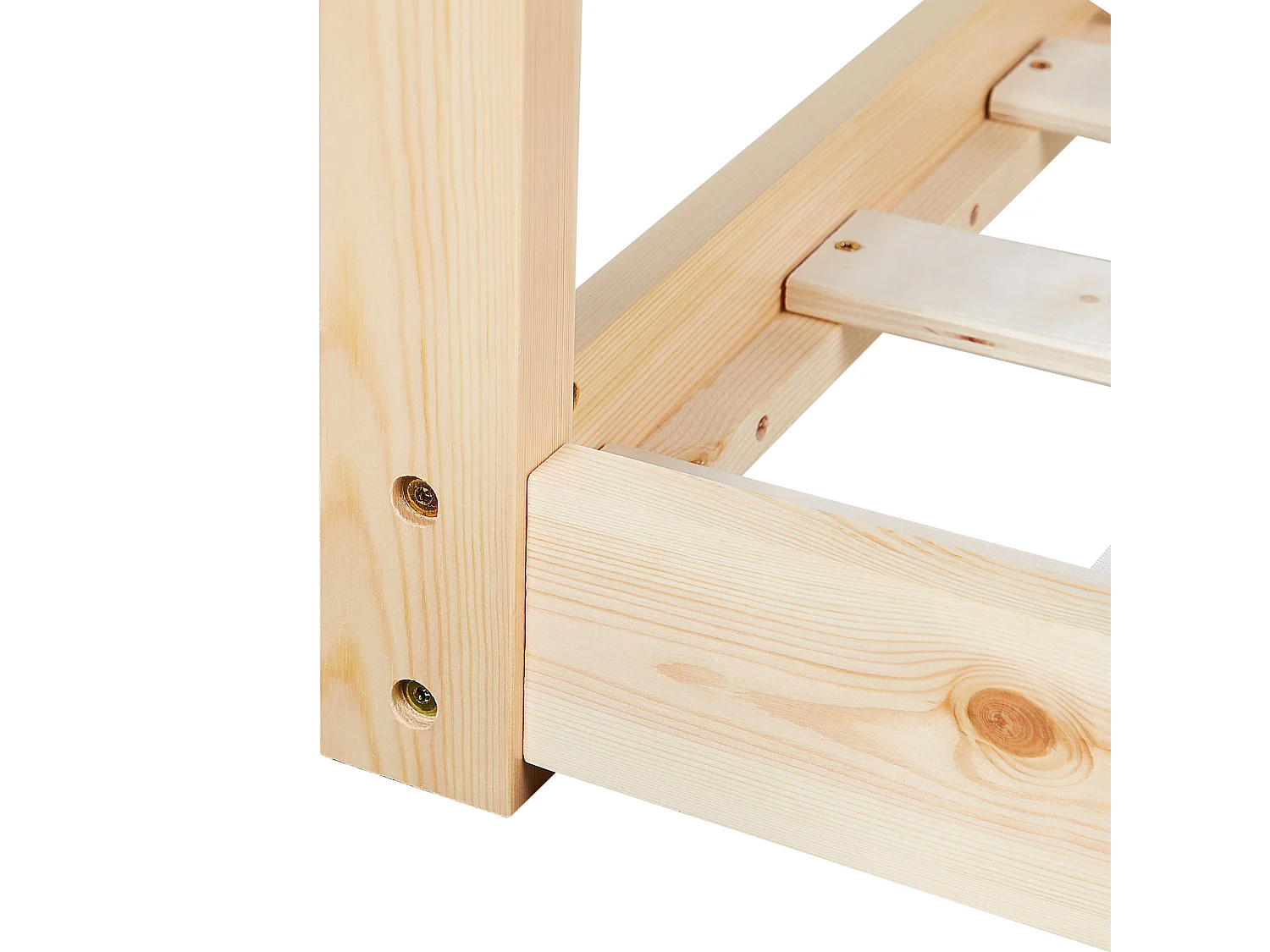 Łóżko dziecięce domek drewniane 90 x 200 cm jasne TOSSE