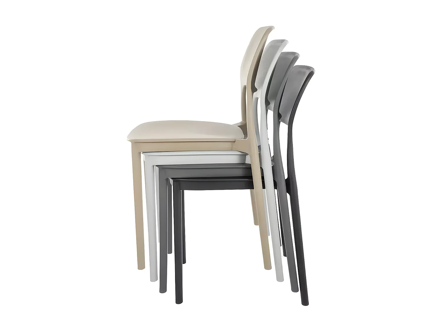 Chaise Timo/Polypropylène/Beige