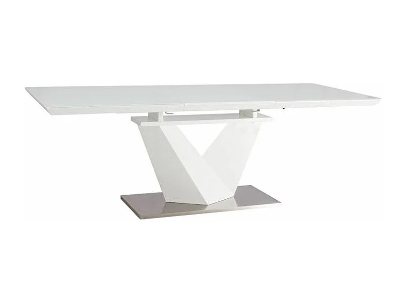 Stół ALARAS III 160(220)x90 biały rozkładany