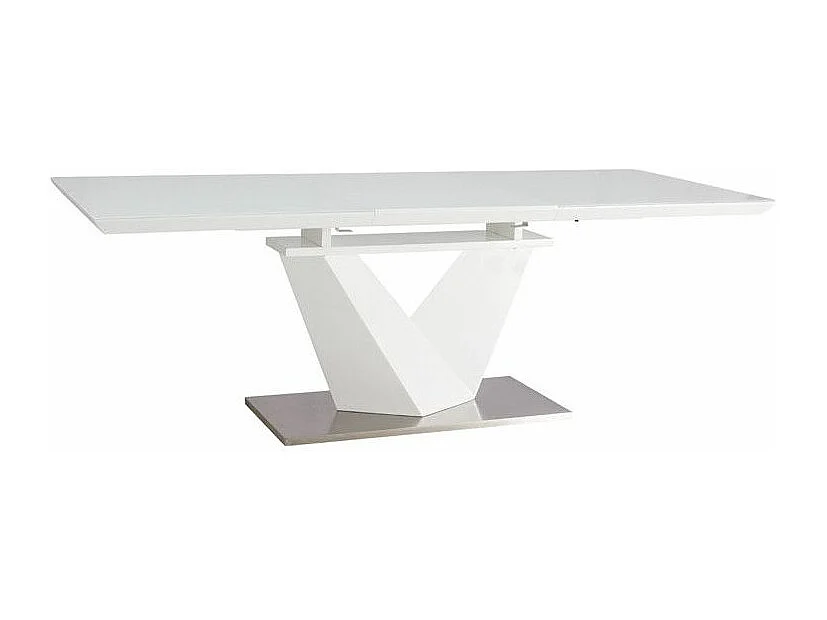 Stół ALARAS III 160(220)x90 biały rozkładany