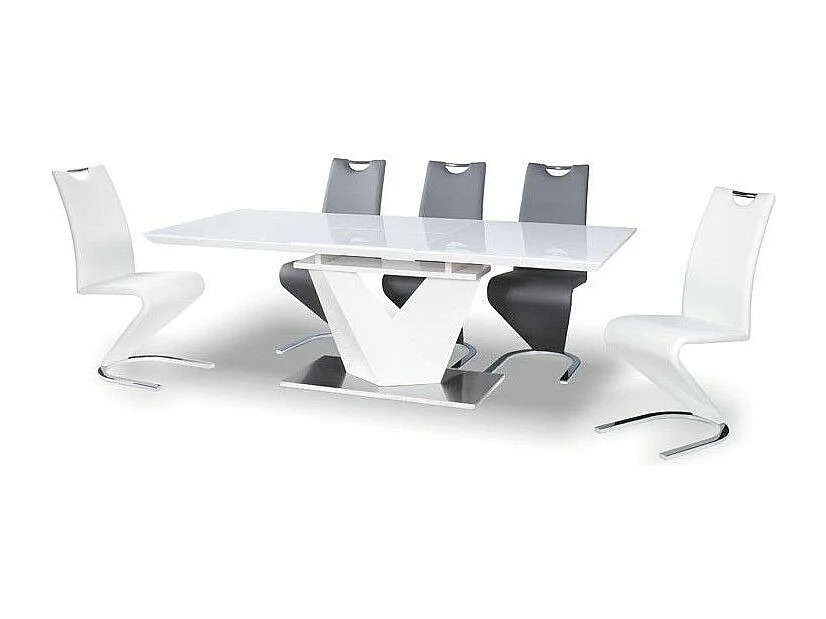 Stół ALARAS III 160(220)x90 biały rozkładany