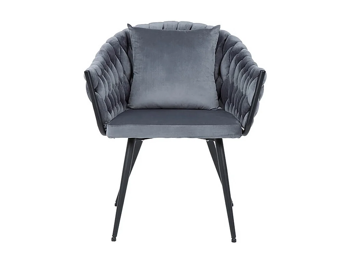 Cadeira Nuvo/Veludo/Amarelo