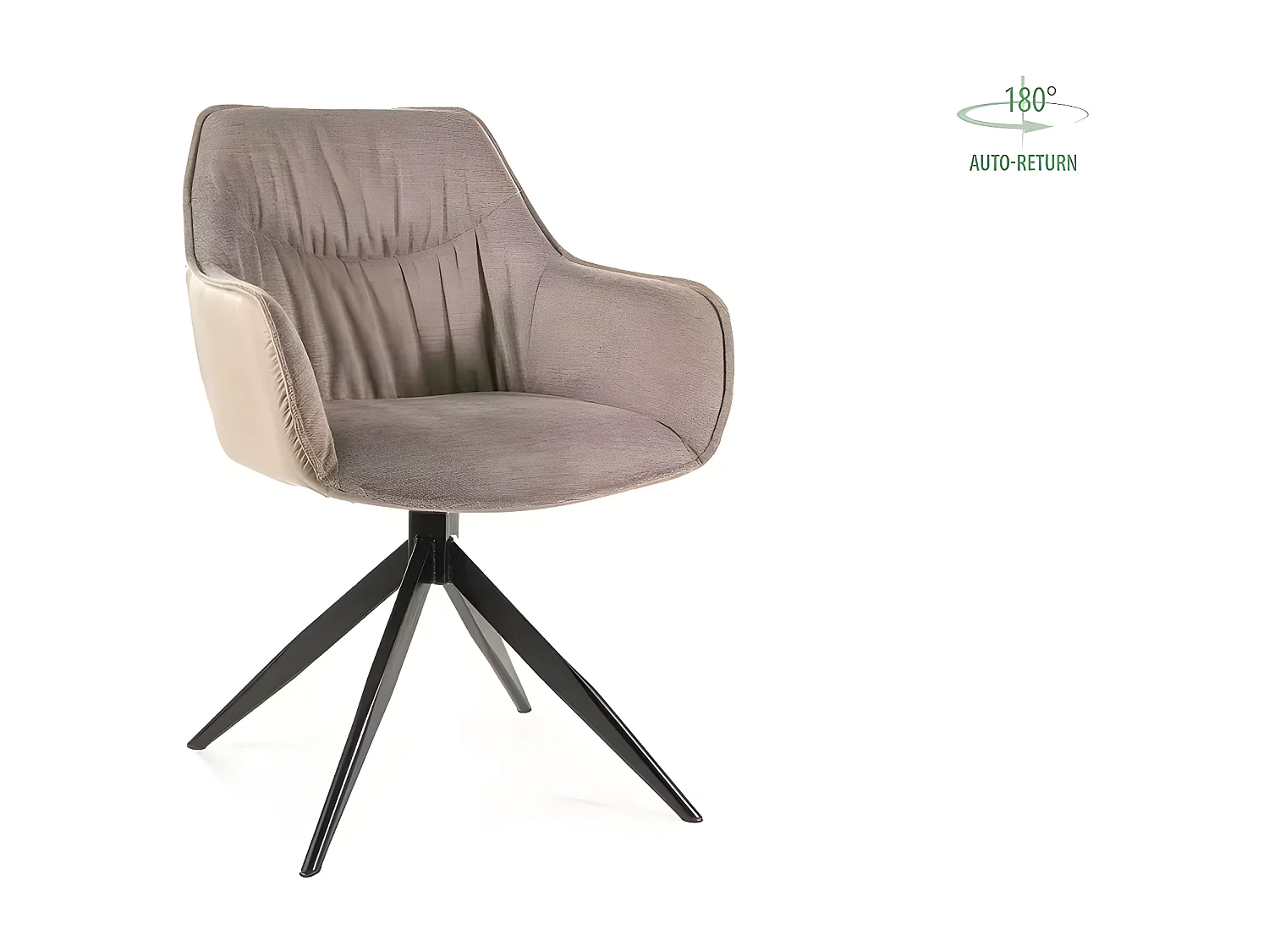 Cadeira Semper/capa de tecido/bege