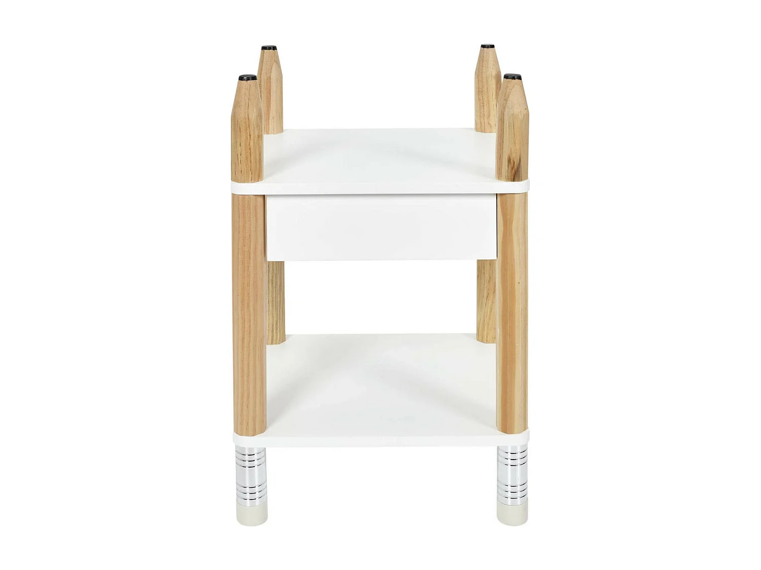 LAPIS - Chevet Blanc pour Enfant Base Crayons