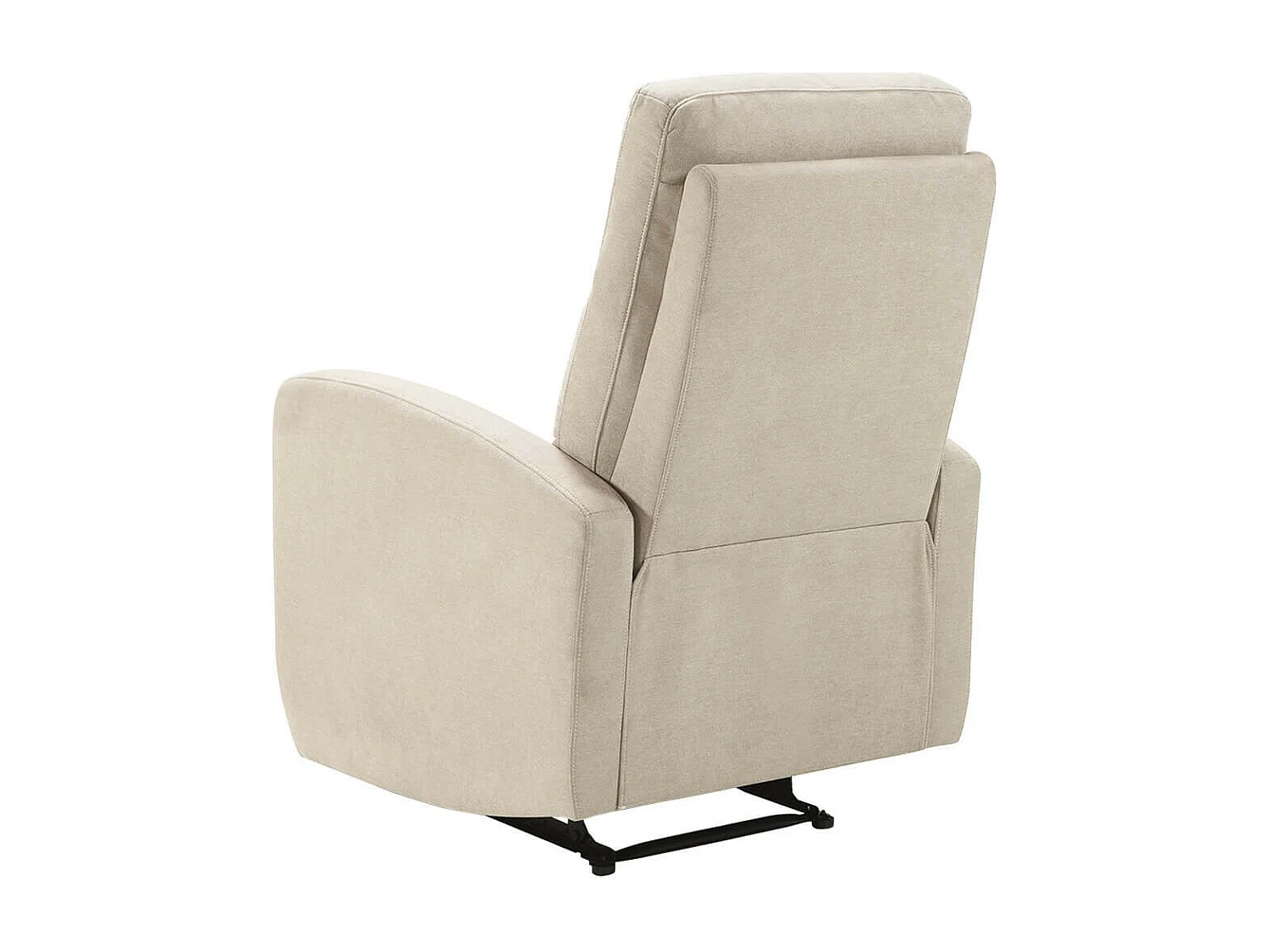 LERIDA - Fauteuil Relax Electrique Tissu Ivoire