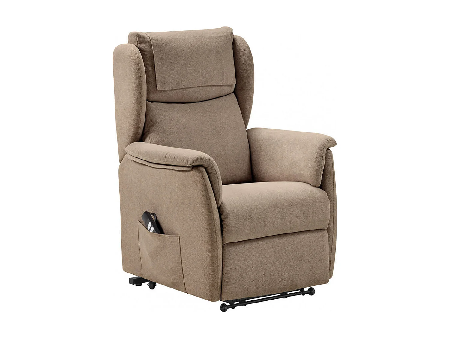 ORENSE - Fauteuil Relax Electrique Releveur Tissu Marron