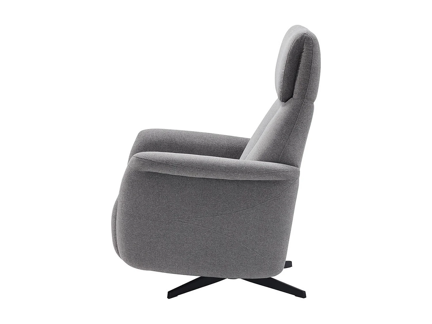 GANDIA - Fauteuil Relax Electrique Tissu Gris