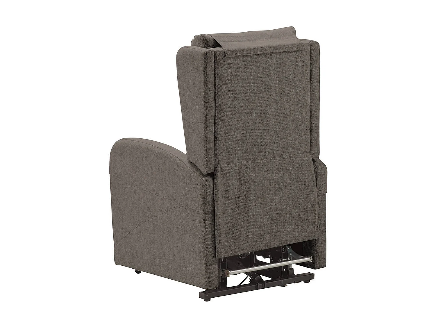 SEVILLE - Fauteuil Relax Releveur Electrique Gris avec Roulettes
