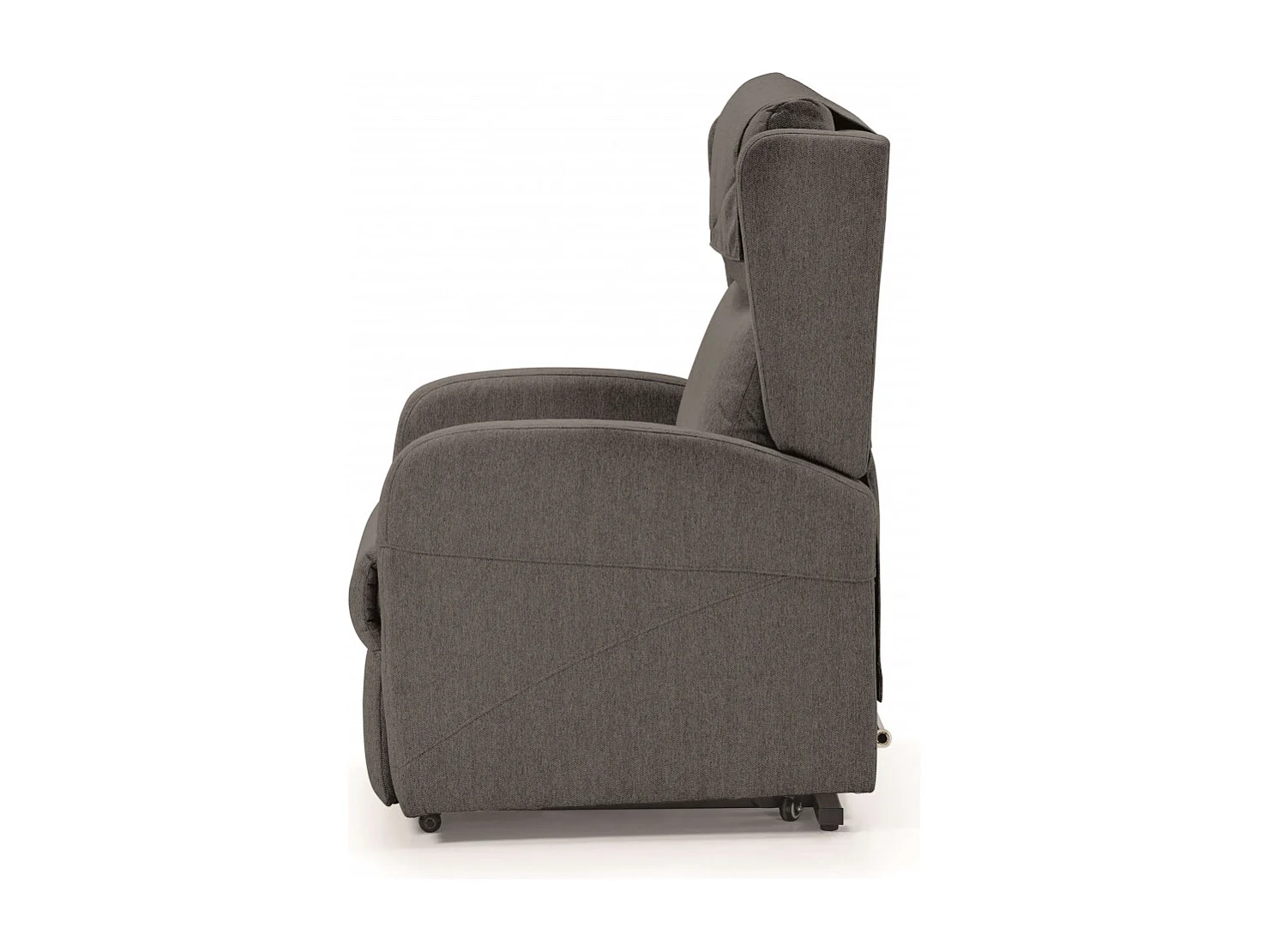 SEVILLE - Fauteuil Relax Releveur Electrique Gris avec Roulettes