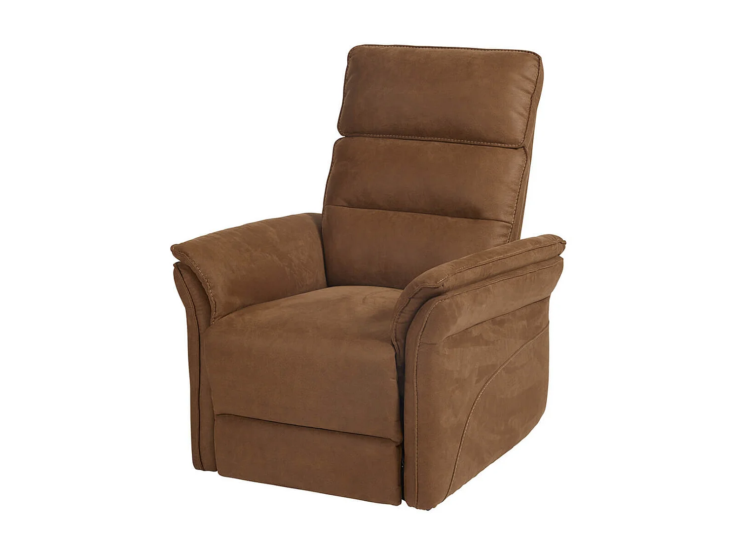 ROBINSON - Fauteuil Relax Electrique Releveur Tissu Cognac