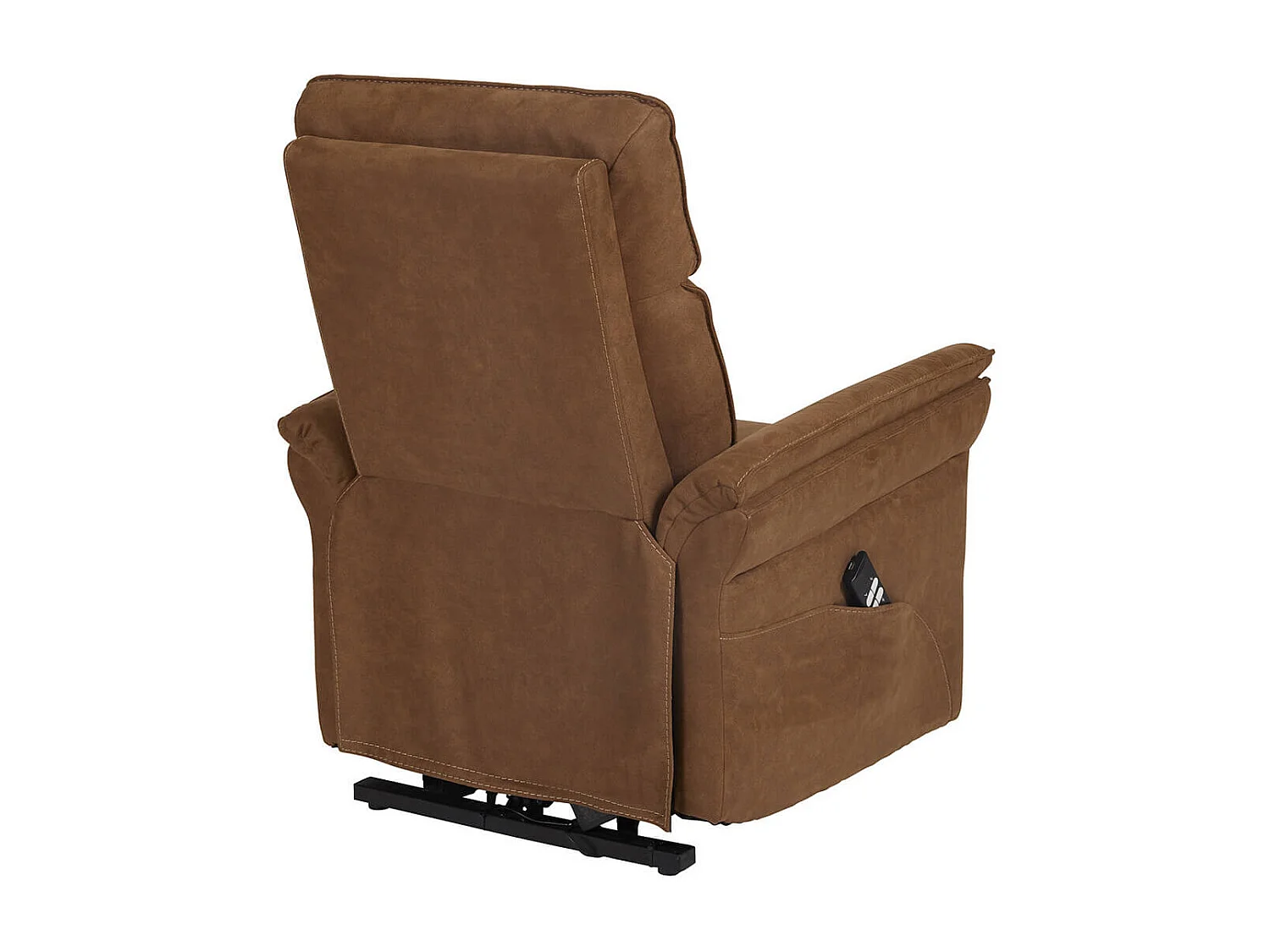 ROBINSON - Fauteuil Relax Electrique Releveur Tissu Cognac