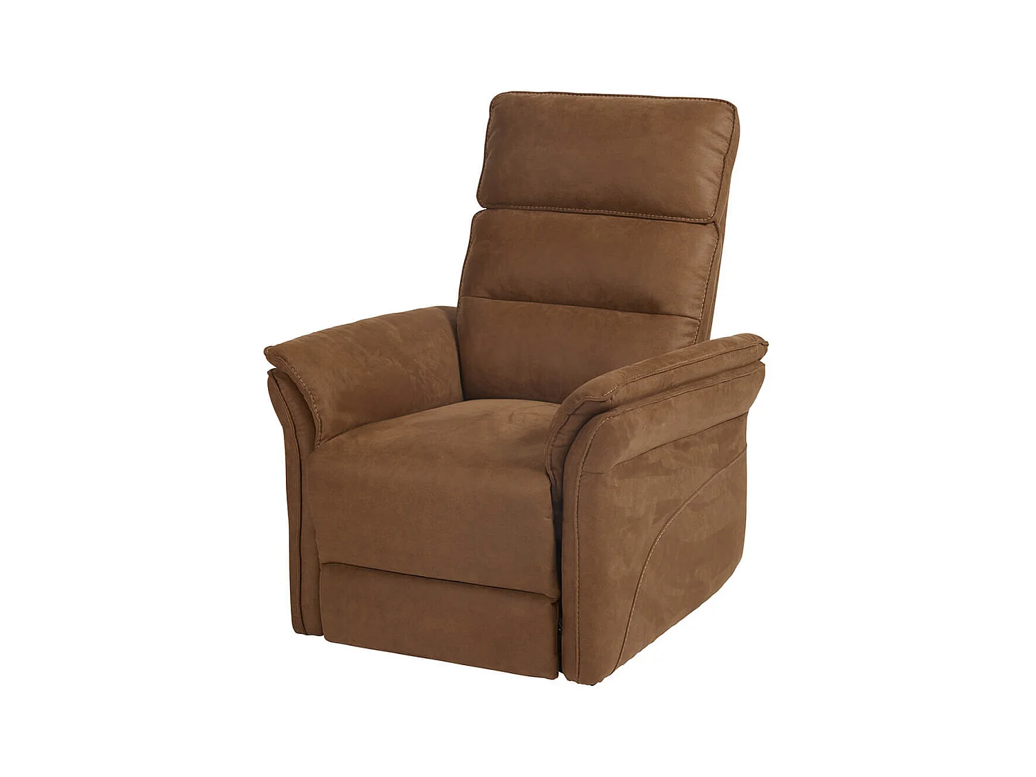 ROBINSON - Fauteuil Relax Electrique Releveur Tissu Cognac