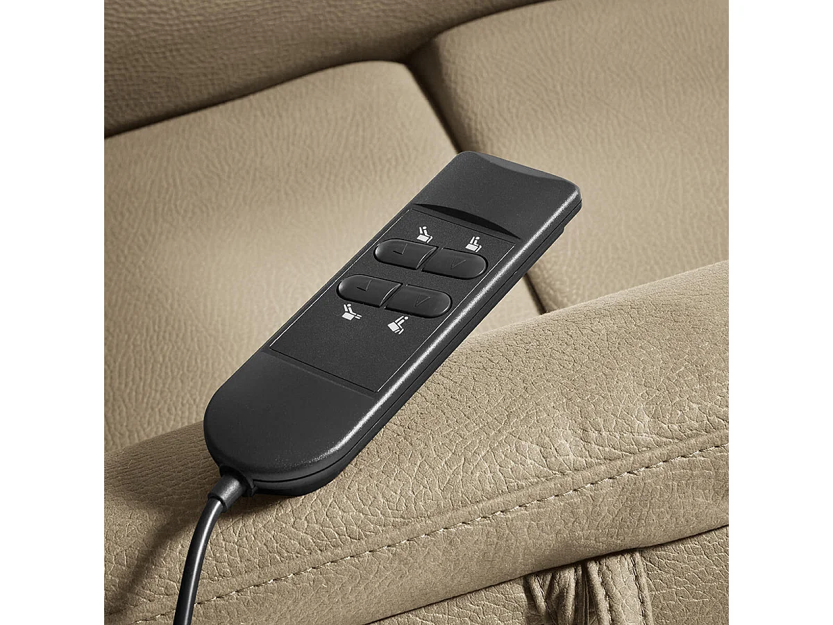 DONOSTIA - Fauteuil Relax Releveur Electrique Beige Tissu Waterproof