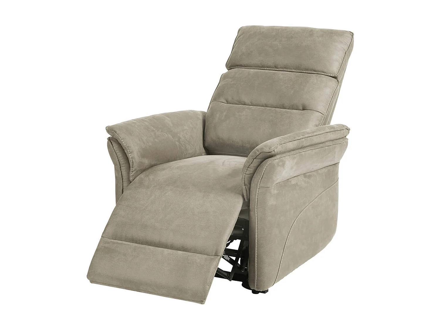 ROBINSON - Fauteuil Relax Electrique Releveur Tissu Taupe