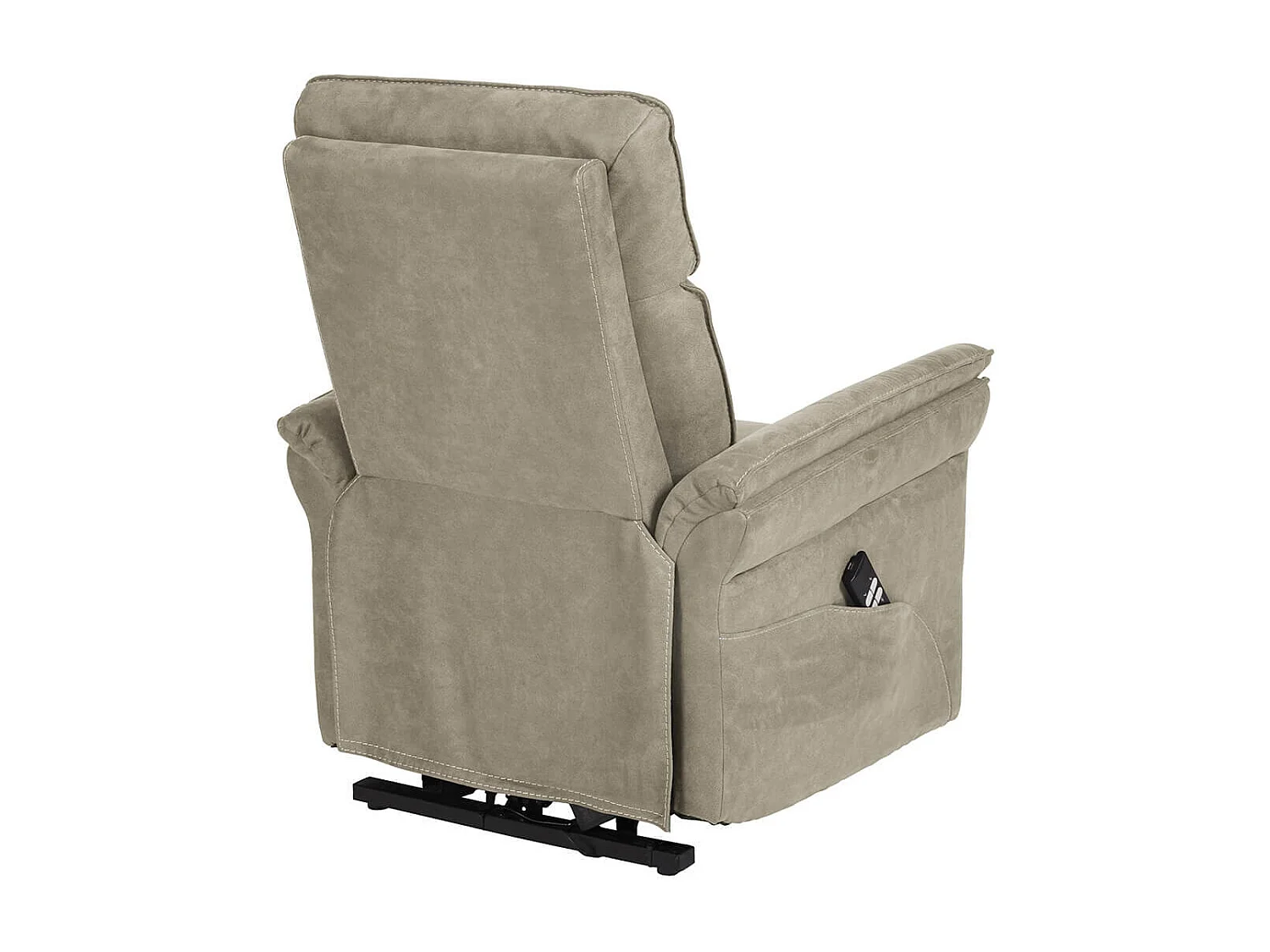 ROBINSON - Fauteuil Relax Electrique Releveur Tissu Taupe