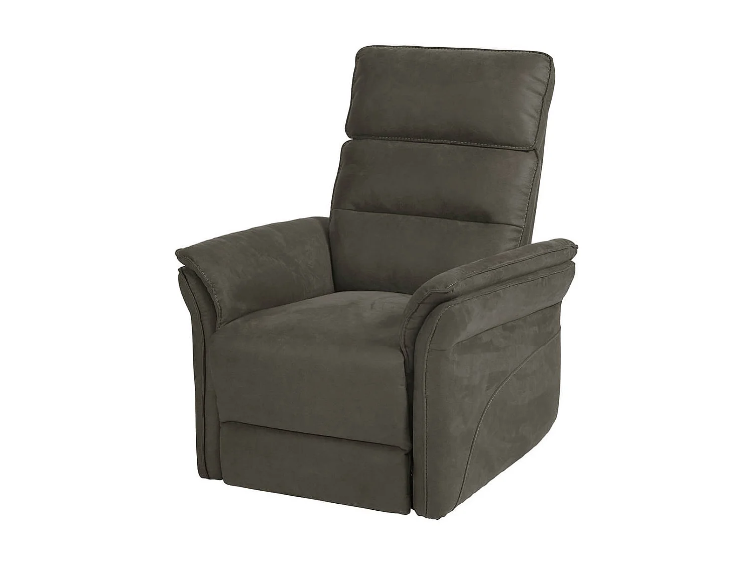ROBINSON - Fauteuil Relax Electrique Releveur Tissu Gris Foncé