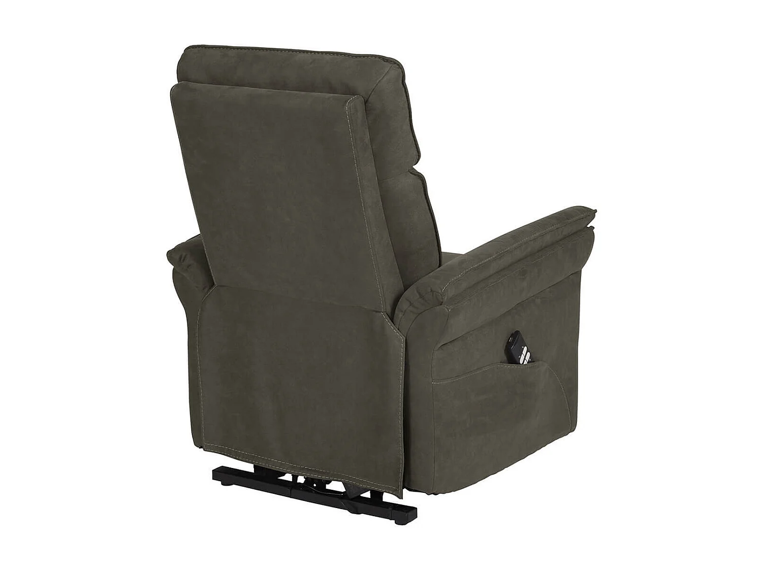 ROBINSON - Fauteuil Relax Electrique Releveur Tissu Gris Foncé