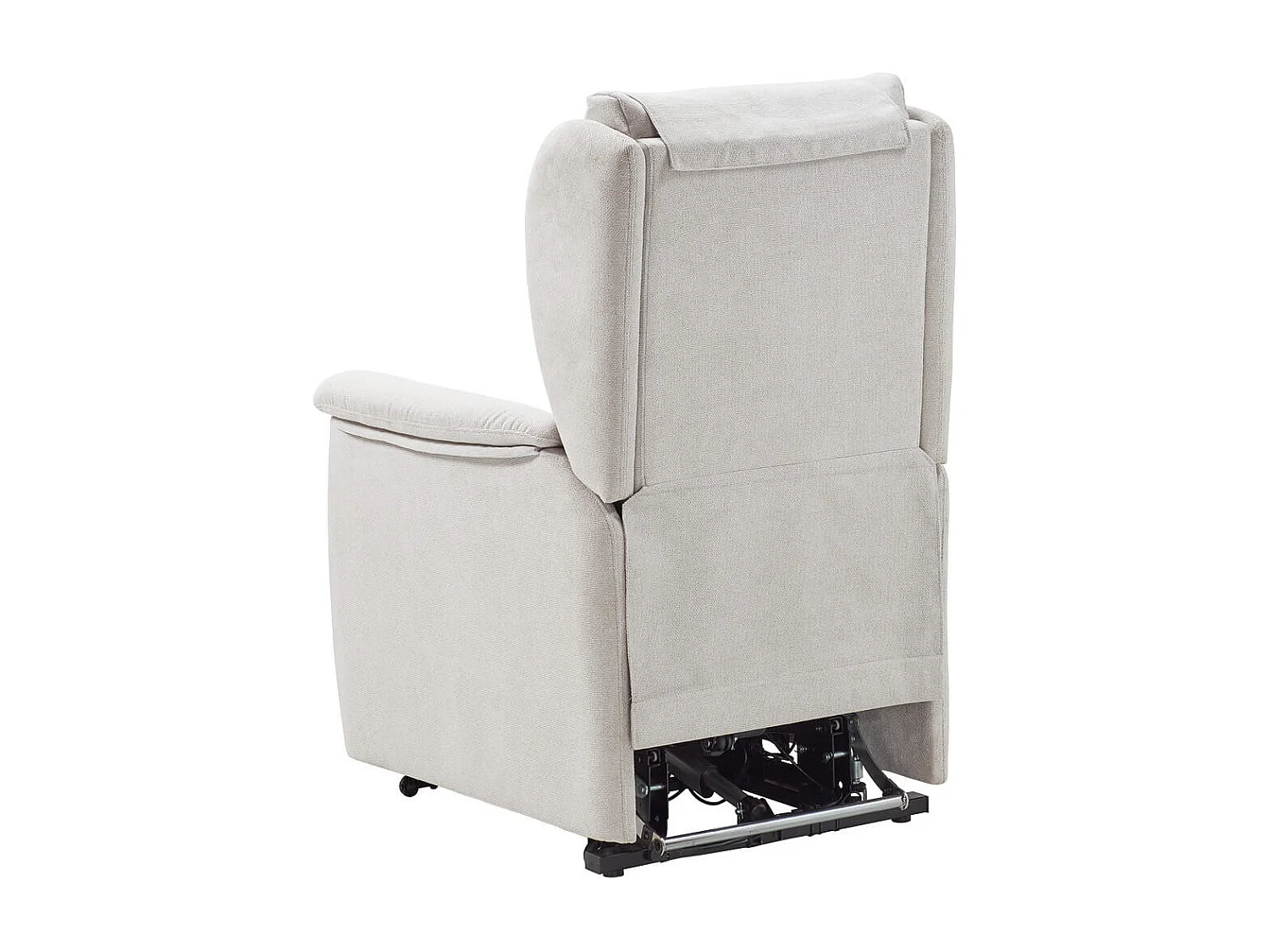 ORENSE - Fauteuil Relax Electrique Releveur Tissu Gris Clair