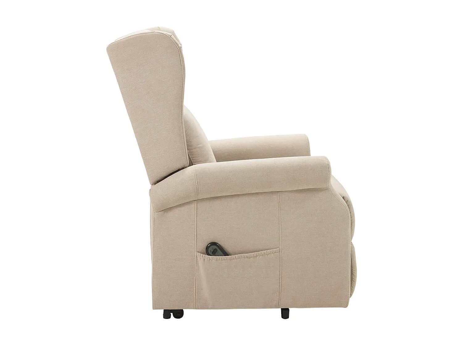 ANDORA - Fauteuil Relax Releveur Electrique Tissu Ivoire