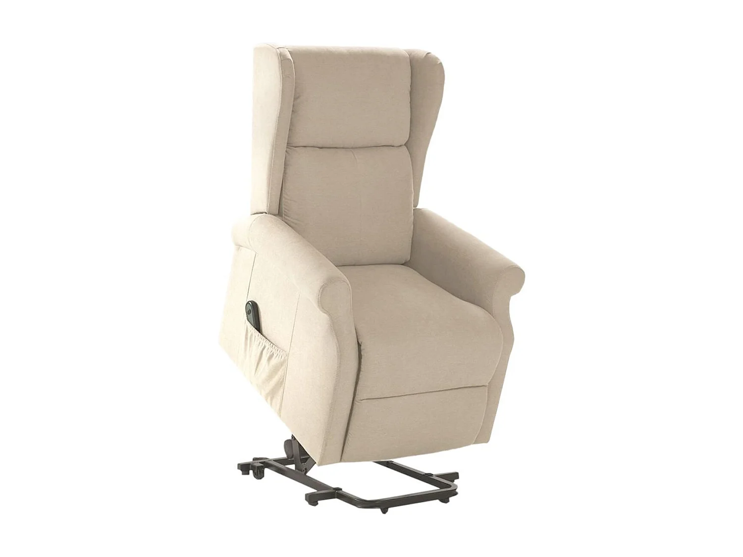 ANDORA - Fauteuil Relax Releveur Electrique Tissu Ivoire