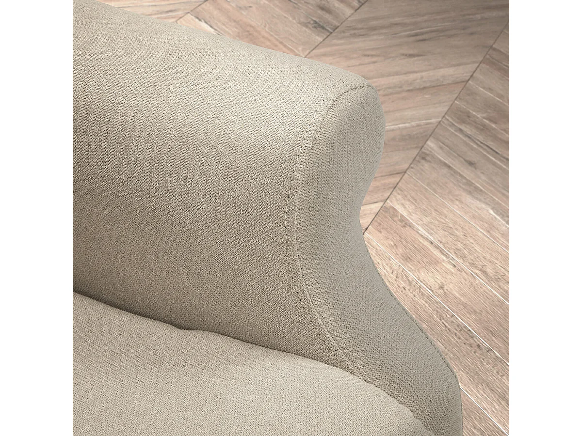 ANDORA - Fauteuil Relax Releveur Electrique Tissu Ivoire