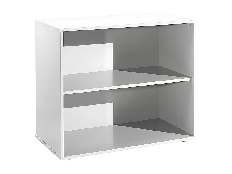 SLEEPY - Étagère Blanche Compatible Lits Mezzanine ou Mi-Haut