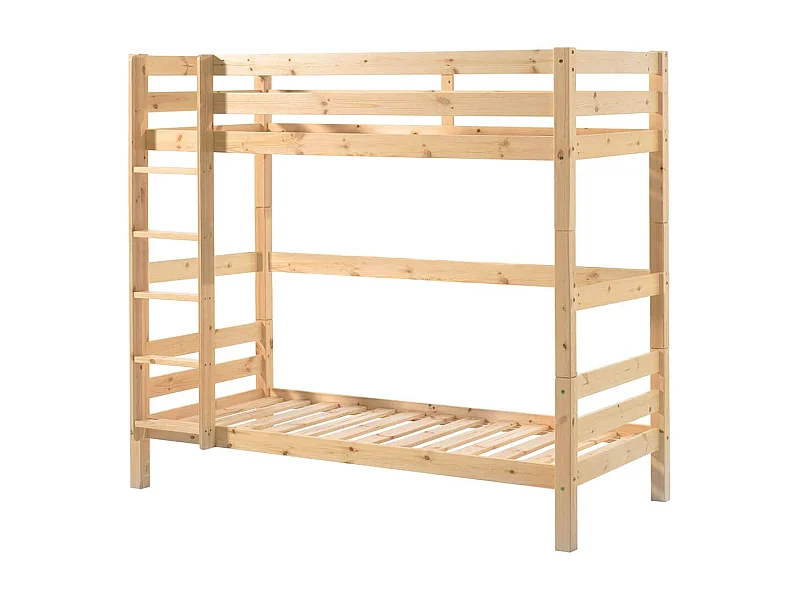 SLEEPY - Lit Superposé H180 en Pin Naturel 90x200cm