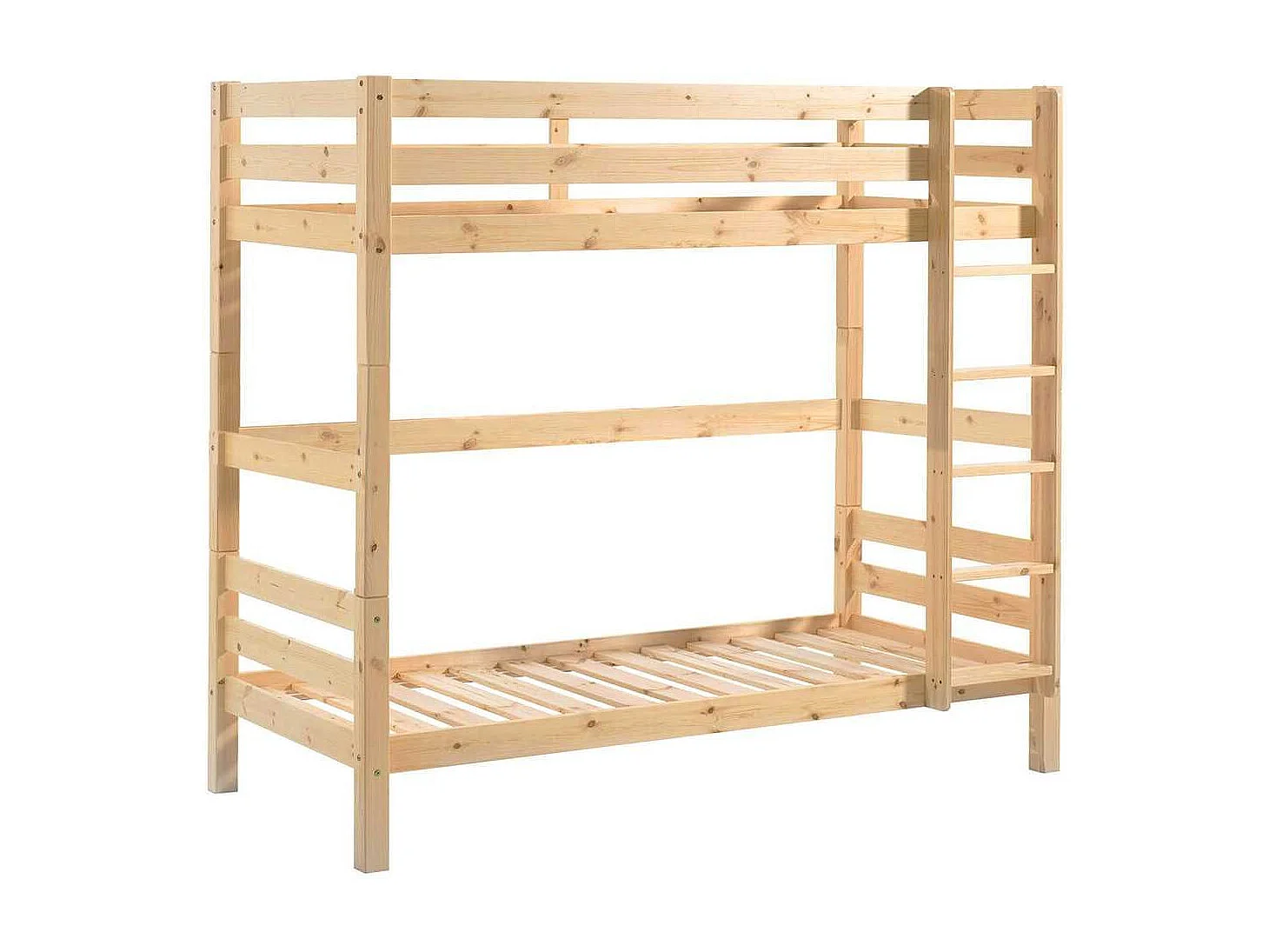 SLEEPY - Lit Superposé H180 en Pin Naturel 90x200cm