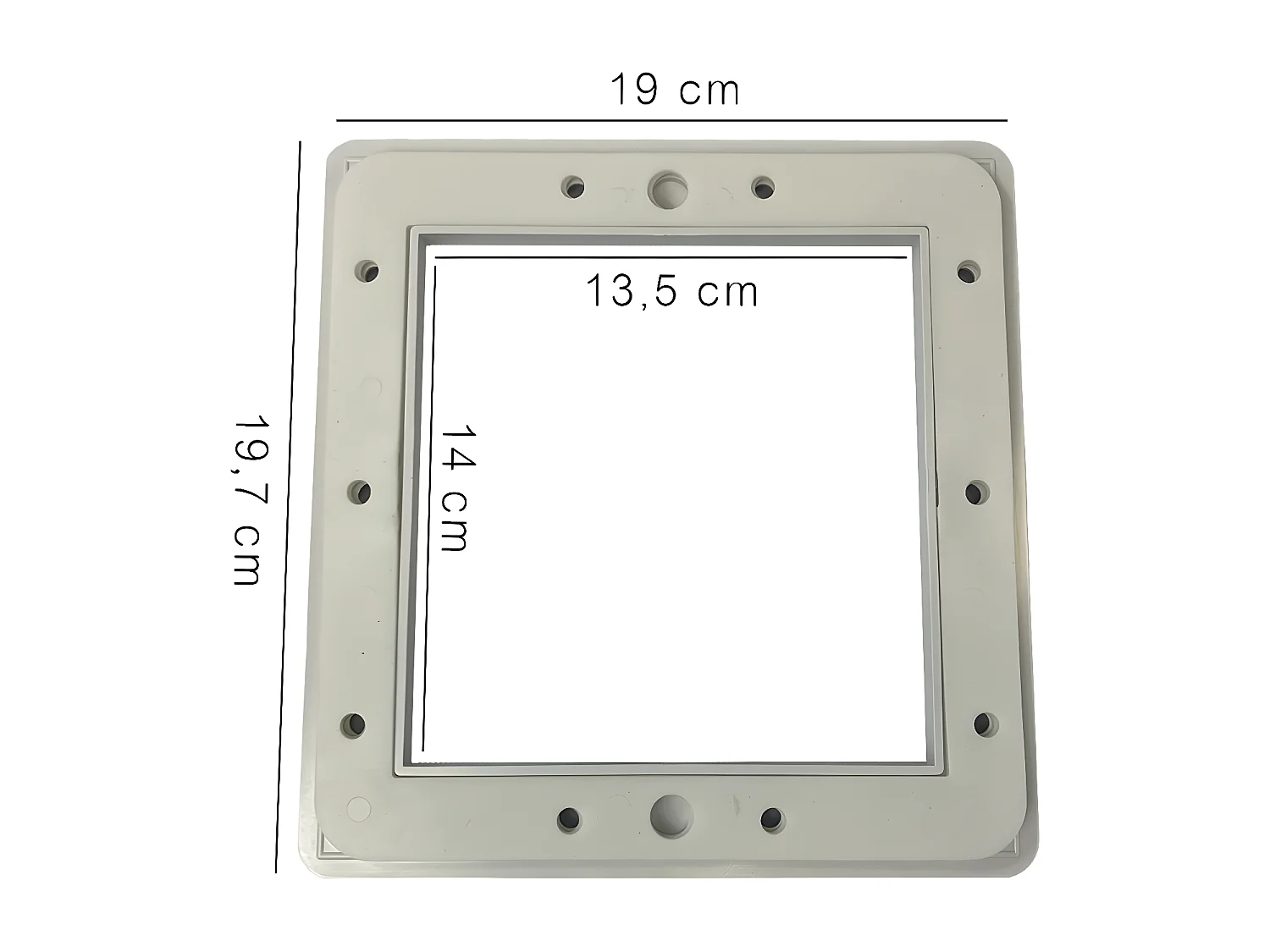 Waterclip - Ensemble skimmer + refoulement  pour piscine hors sol 15x14cm