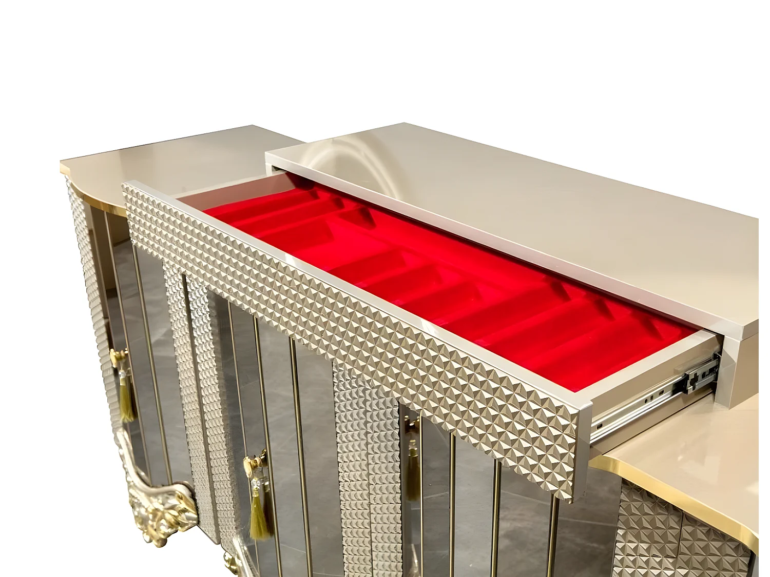 Luxus Esszimmer 7tlg. Essgruppe Esstisch Stühle Möbel Essgarnitur Holz