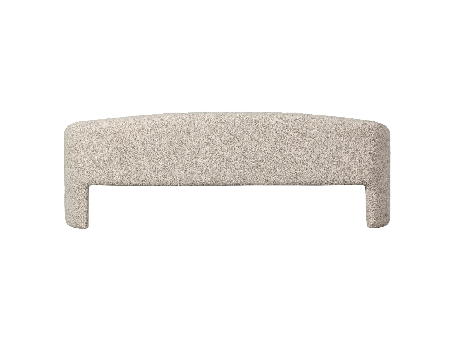 Banc de salle à manger 2 places en tissu ZONE